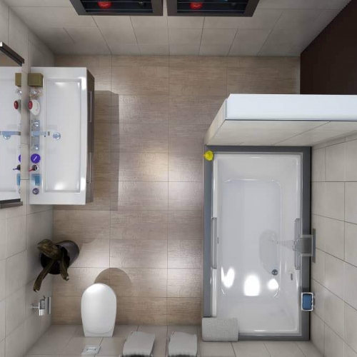 Bathroom plan